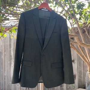 TWEAD Dark Green Edge Suit and Pants